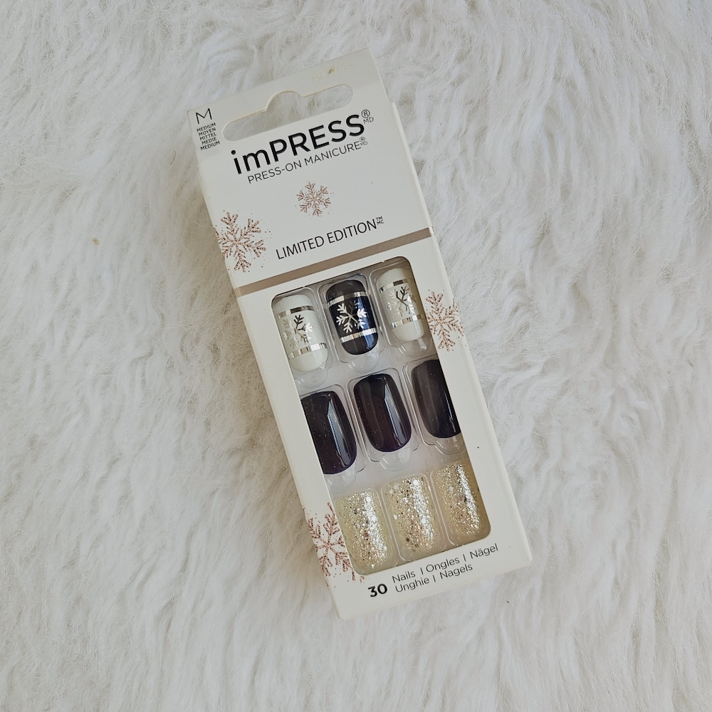NIB Limited Edition imPRESS Press-On Nails | Silent Night